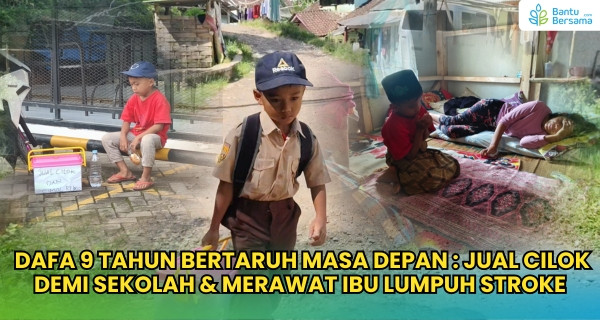 Dafa, Pahlawan Kecil Yang Menopang Ibunya Yang Lumpuh