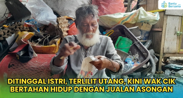 Ditinggal Istri Kini Wak Cik Bertahan Hidup Dengan Jualan Asongan