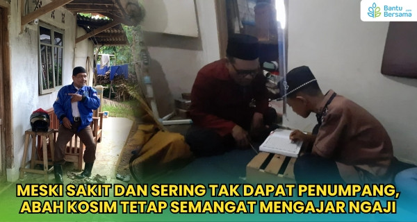 Meski Sakit Dan Sering Tak Dapat Penumpang, Abah Kosim Tetap Berjuang