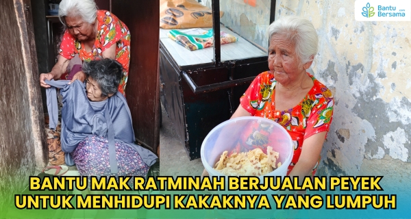 Tolong Dua Lansia Kakak Beradik Hidup Layak!