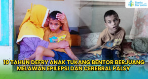 10 Tahun Defry Anak Tukang Bentor Melawan Epilepsi Dan Cerebral Palsy