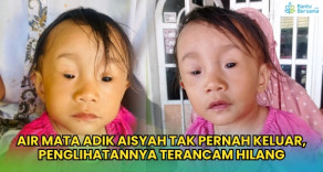 Adik Nur Aisyah, Harapan Untuk Mata Yang Normal Dan Cerah