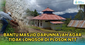 Darurat! Masjid Pelosok NTT Terancam Amblas, Warga Butuh Semen