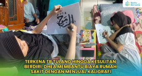 Pilu! Dari Kaligrafi, Dhea Cari Biaya Berobat
