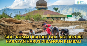Saat Rumah Ibadah Tak Lagi Berdiri, Harapan Harus Dibangun Kembali