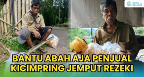 Teh Hangat Jadi Penahan Lapar, Perjuangan Abah Aja Bertahan Di Usia Senja